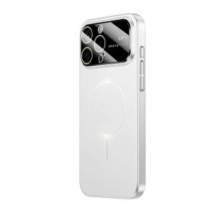 &Eacute;tui Magn&eacute;tique De Chargement Sans Fil &Agrave; Grande Fen&ecirc;tre En M&eacute;tal Mat Pour Iphone 16 15 14 13 12 11 Pro Max,Couverture Rigide Antichoc.Wh.Pour Iphone 11 - Neuf