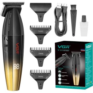 Tondeuse À Cheveux Professionnelle Sans Fil Pour Homme 9000 Tr/Min Électrique Usb-C Rechargeable 240 Min Batterie Dlc Et Lames En Céramique Pour Précision Des Bords De Barbe Outliner Salon De.[G469] - Neuf