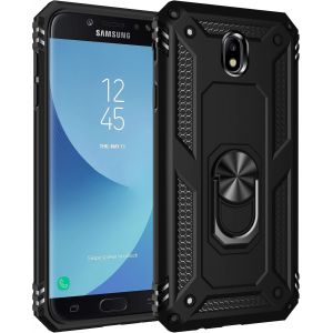 Kal-Coque Galaxy J5 2017/J530, Étui Protection Tpu Souple Durable Avec Support De 360° Rotation Anneau [Support De Voiture Magnétique] [Protection Antichoc] [Armor Box] Coque Pour Galaxy J5 2017 - Neuf