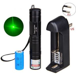 POINTEUR LASER VERT PUISSANT + BATTERIE RECHARGABLE + CHARGEUR - Neuf