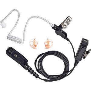 Transparent Sound Tube Earphones Headphones Compatible with Motorola XPR 6000 XPR6500 XPR6550 XPR 7000 XPR 7550 XiR-P8200 XiR-P8268 Radio 2 Way - Neuf
