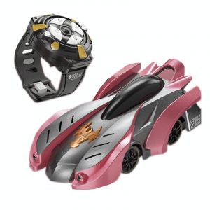 Voiture Télécommandée Grimpante Pour Enfants Lumières LED Rotation 360° YONIS - Neuf