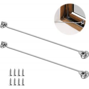 ChenQuanSarl-Cabine De Crochet,40Cm Attraper Cabine Porte,Abri De Verrouillage De Verrou,Crochet Cabine,Crochets De Cabine,Crochets Tempête,Crochet De Cabine En Acier Inoxydable Crochet (Argent) - Neuf