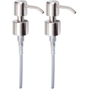 Bhhbb-Pompe À Savon En Acier Inoxydable Pour Bouteille Filetée De 22 Mm, Finition Brossée (2) - Neuf