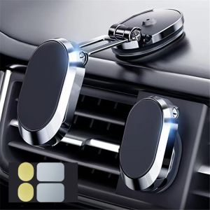 Support Téléphone Voiture Forte Aspiration Colle Rotative Pliante Porte Téléphone Voiture Console Centrale Compatible Smartphones Iphone Huawei, Xiaomi Samsung[Car783928] - Neuf