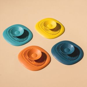 Lot De 4 Bouchons De Vidange En Silicone Pour Baignoire, Lavabo Et Douche - Neuf