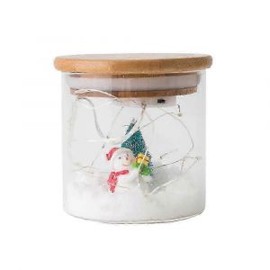 Lampe Décorative De Noël En Borosilicate À Neige, À Faire Soi-Même, En Bocal, Cadeau D'anniversaire - Neuf