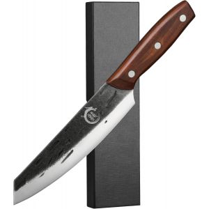 Jexnovashop-Couteau De Cuisine Japonais De Chef: Couteau En Acier Inoxydable Au Carbone Tranchant Couteau De Chef Professionnel Couteau De Cuisine &Agrave; Sushi Pour Homme - Neuf