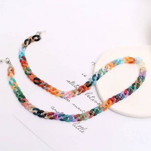 Cha&icirc;ne De Lunettes En Acrylique, Cha&icirc;nes De Cou &Agrave; La Mode, Lani&egrave;re Pendentif Porte-Masque, Cordes Pour Lunettes, Accessoires D'&eacute;t&eacute;--6 - Neuf
