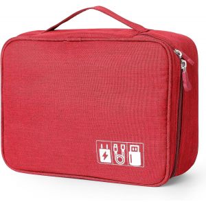 Sac C&acirc;ble Multifonctionnel Sac De Voyage Universel &Eacute;lectronique Cable Management Cubes Pour Tablette, Disque Dur Externe, Chargeur, Adaptateurs, Cartes M&eacute;moire, C&acirc;bles Usb - Neuf