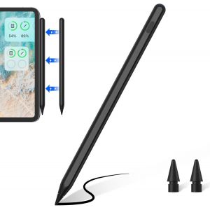 Stylet Ipad Tactile Chargement Sans Fil, Ipad Pencil Avec Rejet De Paume & Sensibilité À L'Inclinaison, Stylet Pour Ipad Compatible Ipad Pro 11"" /12.9"", Ipad 6/7/8/9/10, Ipad Air 3/4/5, Ipad Mini 5/6 - Neuf