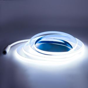 Fabur-2m Cob Led Bande 6000k Blanc Froid, 24v 768 Leds (384/M) 5mm De Largeur Ultra-Mince, 4cm Découpable Ip20 Éclairage Intérieur Pour Meubles Armoires Diy Décor (Sans Alimentation) - Neuf