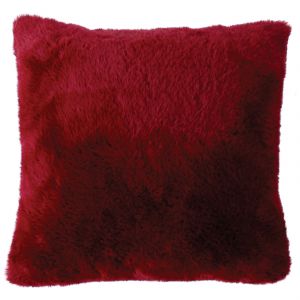 Coussin D&eacute;coratif Imitation Fourrure Toucher Ultra Doux - Neuf