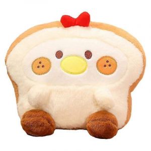 Biscuit oreiller peluche jouet mignon dessin anim&eacute; animal lapin chiot poussin poup&eacute;e collation poup&eacute;e-poussin - Neuf