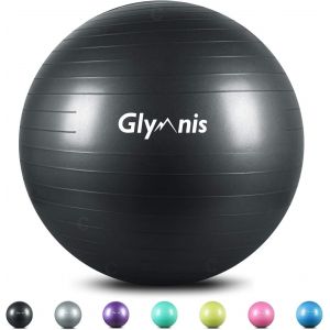 Ballon De Fitness Ballon De Gymnastique 55cm 65cm 75cm Balle D'exercice Antidérapant Maximale Jusqu'à 300 Kg.[K985] - Neuf