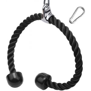 Corde Triceps Des Sports Musculation Des Triceps Nylon Poignées Antidérapantes De Dorsal,Biceps,Triceps,Gym Ou Maison.[B608] - Neuf