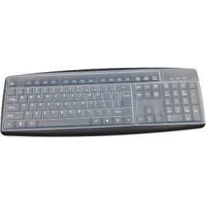 Film De Protection Clavier Silicone Protecteur De Clavier Mince Protecteur De Clavier Universel pour Ordinateur,Housse De Protection Mince,&eacute;Tanche Et Anti-Poussi&egrave;Re,1 Pi&egrave;Ce (Transparent) - Neuf