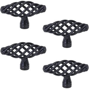 4 Pièces Antiques poignée de Meubles, Poignée, Vintage Cage de Poignées de Meubles, de l'Élégance Classique, Pour les Meubles, les Armoires, les Portes et Fenêtres, salle de Bain (avec Vis) - Neuf