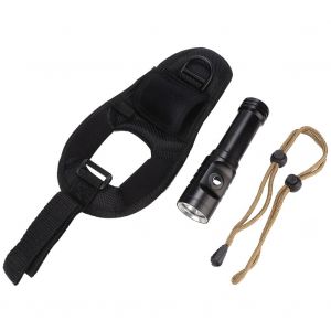 Hjlian Lampe Torche Led D'exterieur Haute Luminosite, Etanche A 100 M, Pour La Plongee, La Chasse Et Le Camping - Neuf