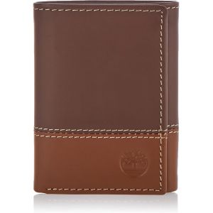 Leather Trifold Wallet With Id Window Accessoire De Voyage-Portefeuille &Agrave; Triple Pli Homme - Neuf