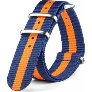 Eryi-Nato Strap G10 Bracelet De Montre Militaire En Nylon Parachute Français Pour Homme Et Femme 18 Mm, 20 Mm, 22 Mm, 24 Mm - Neuf