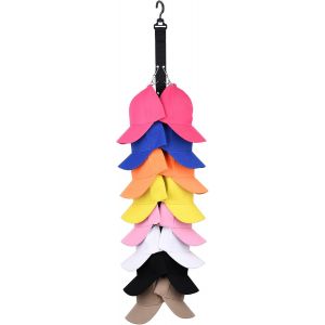 Organisateur de casquettes à suspendre pour placard, 16 porte-casquettes de baseball, organisateur de rangement pour chapeaux avec crochet de placard ¿ Gardez les chapeaux propres. - Neuf