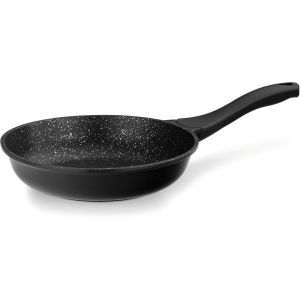 Jexnovashop-Po&ecirc;le &Agrave; Frire 24cm Stella Nova, Petite Po&ecirc;le &Agrave; Induction Avec Oil Control System, Fonte D'aluminium Rev&ecirc;tue, Poign&eacute;e Softtouch - Neuf