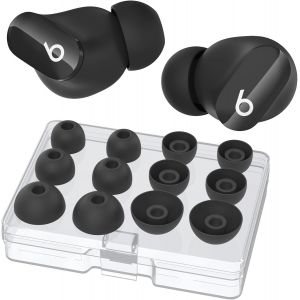LORANKA-AhaStyle Embouts D'oreille Beats Studio Buds/Powerbeats Pro 2/Solo Buds/Fit Pro/Studio Buds+&iquest;S'adapte L'&eacute;tui Chargement&iquest;6 Paires S/M/L Couvre-Oreilles en Silicone pour Beats Wireless Bluetoot - Neuf