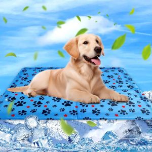 Tapis Rafraichissant Chien & Chat,60×50cm Coussin Rafraichissant Pour Chien,Tapis Refrigerant Pour Animaux,Étanche Et Facile À Nettoyer,Convient Aux Petits Et Grands Chien De Compagnie - Neuf