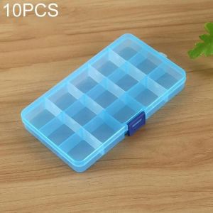 Bo&icirc;te De Rangement De Bijoux-10 Pcs Grille Amovible Avec 15 Fentes Pour Accessoires- - Neuf