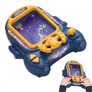 Console de jeu de combat portable, avion de combat amusant, machine de jeu d'aventure révolutionnaire, jouet pour garçons et filles, jeu d'aventure exquis-Bleu - Neuf