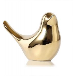 Ornements Décoratifs D'animaux Originalité Décoration Intérieure Ameublement Doré Style Moderne Exquis (Golden Bird Xl) - Neuf