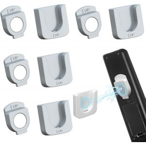 WHIY-Lot De 4 Supports De Télécommande Magnétiques Puissants Améliorés-Support Mural Pour Télécommande-Organiseur De Télécommande-Rangement De Télécommande Pour L'École Et La Maison - Neuf