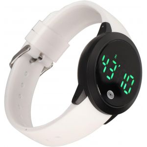 Montre &Eacute;tanche,Montre Num&eacute;rique &Eacute;l&eacute;gante,Bracelet En Silicone,Alarmes Vibrantes 12 &Agrave; 24 Heures,Fonction &Eacute;cran Tactile Pour Un Usage Quotidien.[J913] - Neuf