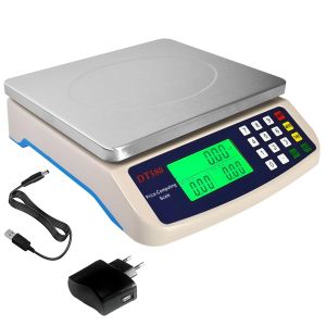 Nouvelhorizonstore-Balance De Cuisine 40kg Grande Balance Alimentaire Electronique Balance Du March&eacute; Num&eacute;rique De Pr&eacute;cision 1g Acier Inoxydable Et Comptage Tare Fonction - Neuf