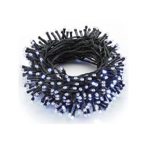 Guirlande Lumineuse Led Blanche De 10 M Fonctionnant Sur Piles Avec 8 Modes D'&eacute;clairage - Neuf