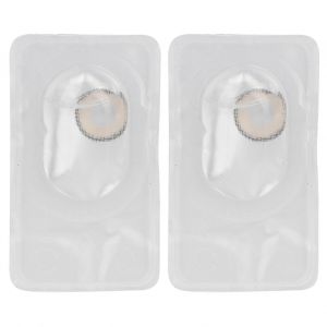 2024 1 Paire 14mm Lentilles De Contact Hydrophiles Souples Cosplay Couleur Lentille De Contact 0 Dioptriegris - Neuf