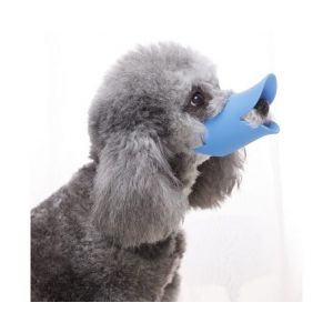 Museli&egrave;re En Silicone Pour Chien &iquest; Anti-Morsures, Contr&ocirc;le Des Aboiements Et Alimentation S&ucirc;re Pour Les Races &Agrave; Long Bec &iquest; Confortable Et &Eacute;l&eacute;gante, En Bleu - Neuf