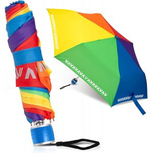 Parapluie Pour Enfants Avec Bandes R&eacute;fl&eacute;chissantes - Parapluie De Poche Color&eacute; Et L&eacute;ger Pour Enfants Avec Une Envergure De 97 Cm - Parapluie R&eacute;sistant Aux Temp&ecirc;tes Pour Gar&ccedil;ons Et Filles - Neuf