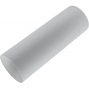 Tuyau de ventilation rond Ø 100 mm - 0,3 m de long - pour raccordement d'égouts, conduit d'évacuation ou canal d'alimentation, système de chauffage et de ventilation de refroidissement - Neuf