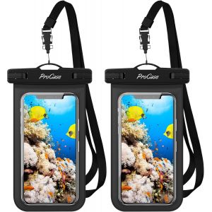 KALANKA-2 Pochettes Étanches Téléphone Certifiée IPX8, pour Téléphone Jusqu'à 7 Pouces, iPhone 16/15/14/13/12/11 Plus Pro Max, Xiaomi Redmi Note 13/13 Pro 12 A3, Galaxy A15 A35 A25 A54 A55 - Neuf