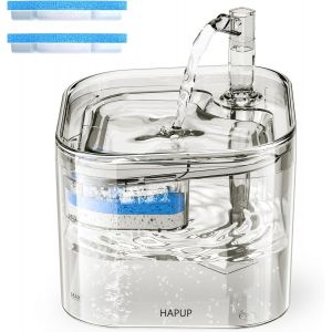 Fontaine À Eau 2,2l Pour Chat Automatique Avec Filtre Charbon Actif Et Pompe Silencieuse - Neuf