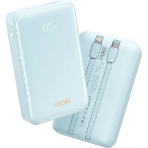 Senior-Chargeur Portable 20 000 Mah, 22,5 W, Charge Rapide, Haute Capacit&eacute; Pour T&eacute;l&eacute;phone Portable, Pour Iphone, Samsung, Android, Etc., Essentiel De Voyage (Bleu)[L1011] - Neuf