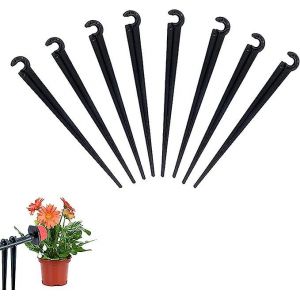 Plastique D'irrigation Support r&eacute;glable D'arrosage Syst&egrave;me Support Irrigation Goutte &agrave; Goutte Ancre de Fixation Goutteur &agrave; Micro-d&eacute;bit Arroseur Tuyau - Neuf