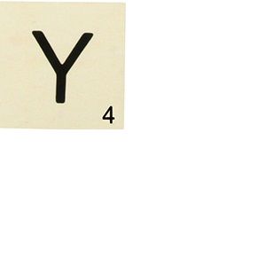 Grande Lettre En Bois Fa&ccedil;on Scrabble 10 Cm Lettre Y - Neuf