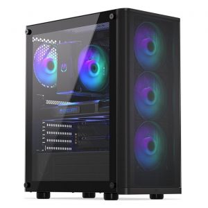 VIST PC Gaming Ryzen 7 5700X - RAM 16Go - RTX 5060 - SSD 500Go M.2 - WIFI - Windows 11 Pro - Neuf