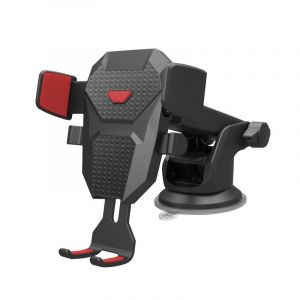 pièce (couleur rouge) Voiture de Titulaire Téléphone la prise d'Air de Voiture de Titulaire Téléphone avec Crochet en Métal, une Rotation à 360° Fixe, Téléphone de Voiture, Un Clic de Verrouillage - Neuf