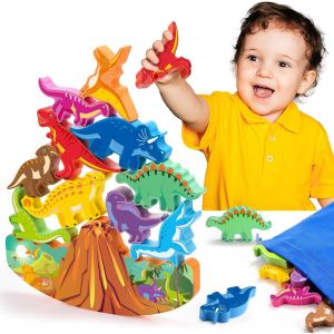 KAL-Dinosaure Jouet Enfant 3 4 5 Ans Gar&ccedil;on, Cadeau Garcon 3-6 Ans Jouet Garcon Fille 3 4 5 6 Ans Jeux Garcon Enfant 3-6 Ans Smart Games 3 4 5 Ans Jeux En Bois Jeux Montessori 3 4 5 6 Ans - Neuf