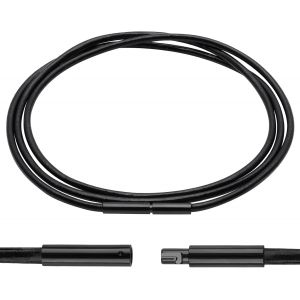 Cordon Collier Pour Pendentif, 2mm Cordon Tour De Cou Bijoux, Collier En Cuir V&eacute;ritable, Avec Fermoir, Avec Bo&icirc;te Et Pvc Sac, Pour Femme Et Homme (Longuer 60cm, Noir) - Neuf