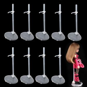 wagner-10 Pièces Support De Présentoir De Poupée En Plastique,Support De Poupée Transparent,Réglable Vêtements Accessoires Pour Poupée Pour 28-33 Cm Poupée Barbie Enfant (10) - Neuf